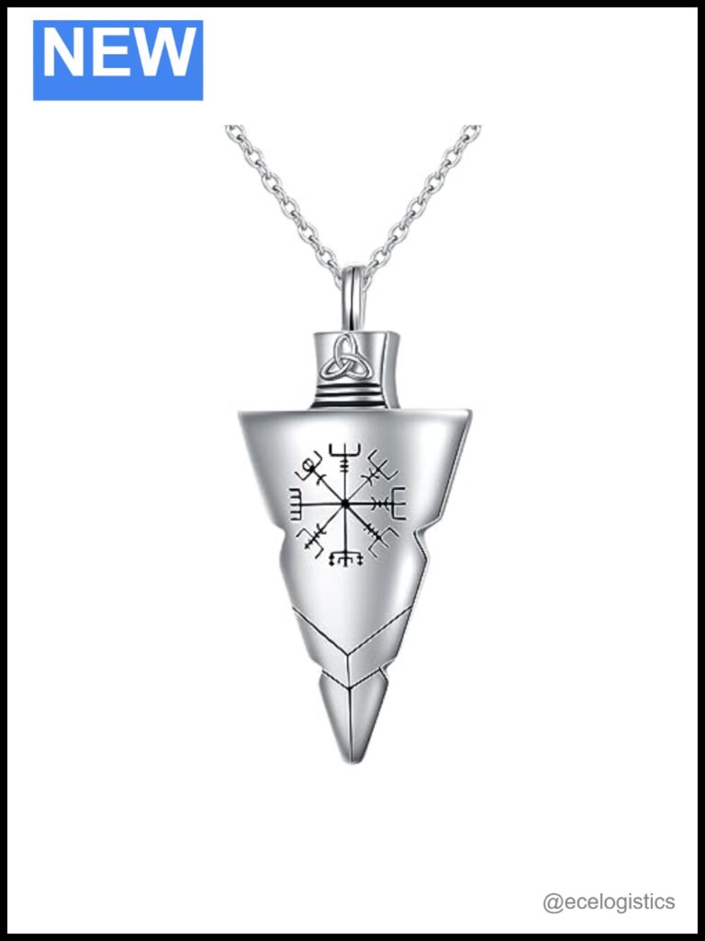 925 Sterling Silver Bar Urn Necklace, Engravable Cremation Ashes Pendant